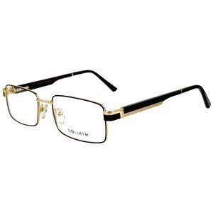 Goliath XXXIV Mens Metal Eyeglass Frame Black 57-19 Spring Hinges France